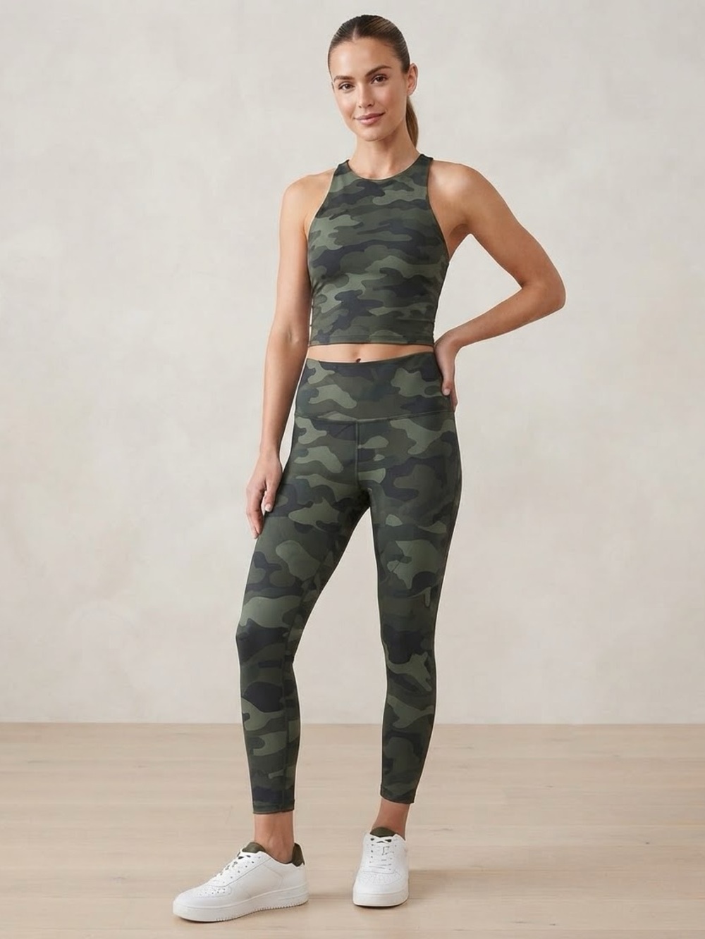 Swissbrand Camouflage Print Leggings